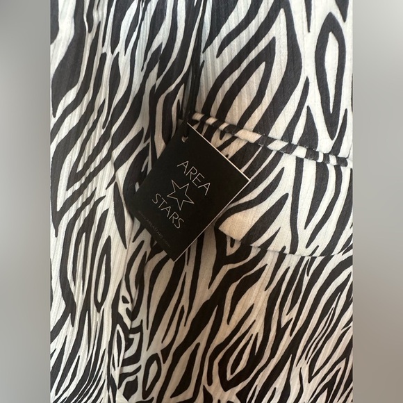 NWT Area Stars Zanzibar One-Button Closure Jacket in Zebra Print - Picture 6 of 6